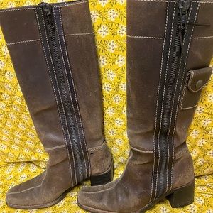 Miu Miu Vintage boots with zippers